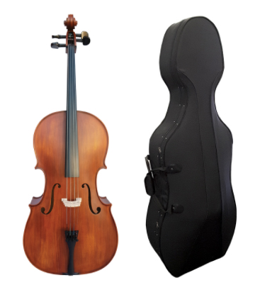 Vivo 4/4 size Cello with Hard Foam Case